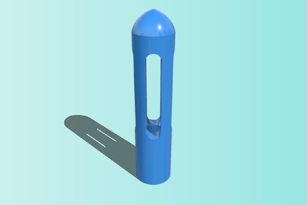 LMU8 bearing grease pump adapter for syringe | 3d print model
