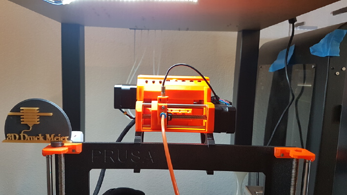 Tubeholder for MMU2 Prusa MK3 on a Lack Table | 3d print model