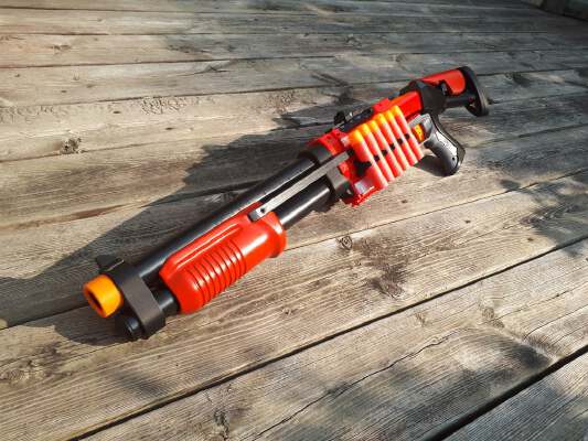 Nerf Magnus shotgun parts | 3d print model