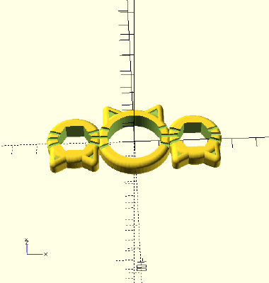 Hex nut cat spinner | 3d print model