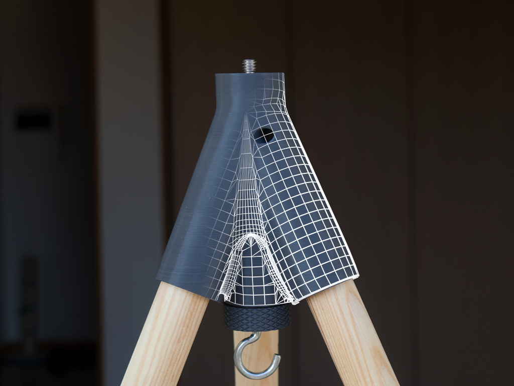 Insta-tripod and monopod - 3d printed tripod