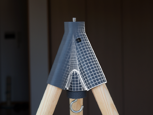 Insta-tripod and monopod - 3d printed tripod | 3d print model