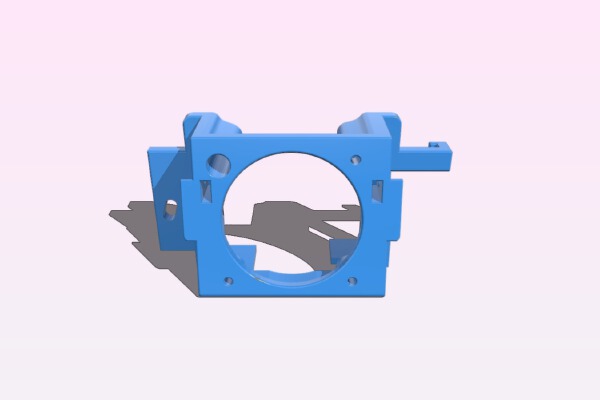 Ender-5 Base for the "Petsfang Bullseye Duct" | 3d print model