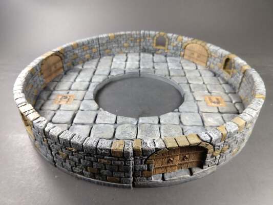 OpenForge 2.0 Dungeon Stone Curved Floors | 3d print model