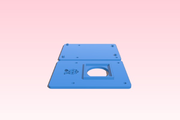 Simple 'Case' For Raspberry Pi 2 Model B | 3d print model