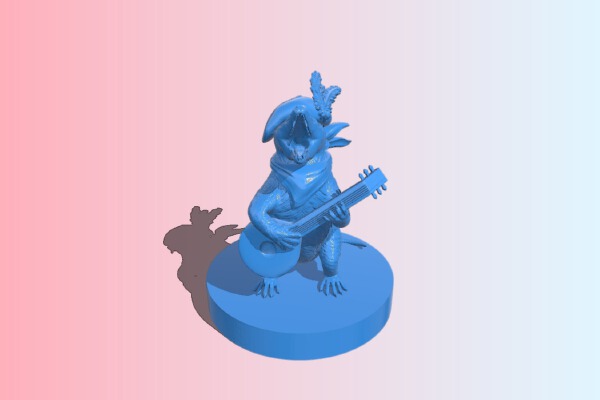 Trash The Opossum Bard | 3d print model