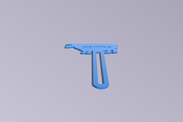 HYPPOPOTAMUS BOOKMARK | 3d print model