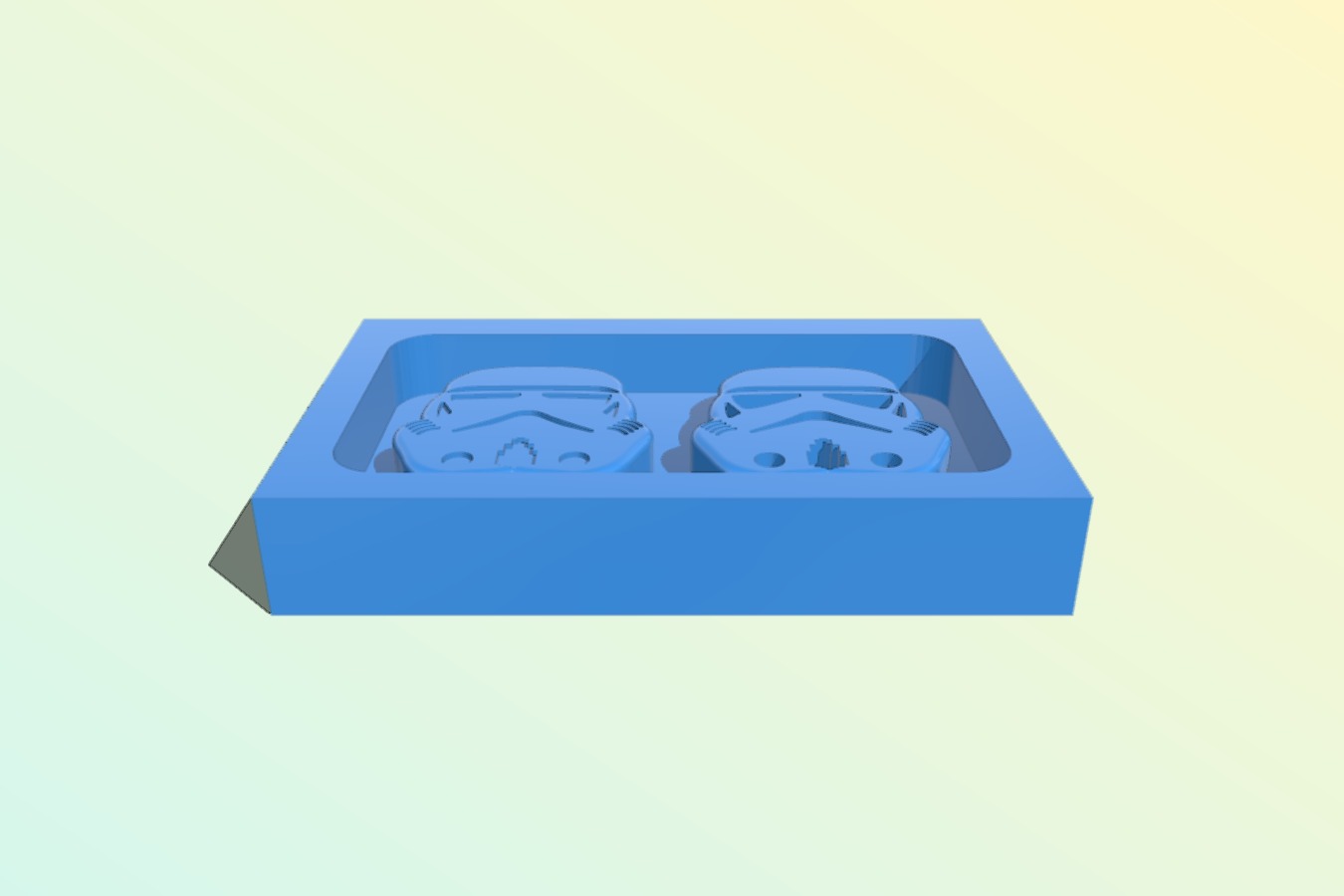 Starwars Stormtrooper Chocolate Mold (for CNC machining)