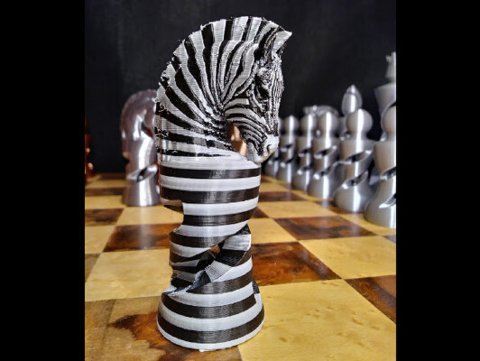 Zebra Knight (Multi Color Torture Test) | 3d print model