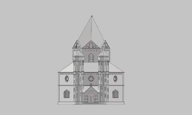 Marienkapelle - St Marie´s chapel | 3d print model