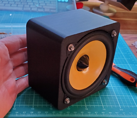 4 inch speaker enclosure | 3d print model