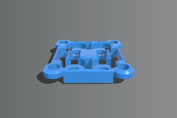 FTC Sensor Mount For Modern Robotics Touch Sensor is Sturdy | 3d print model