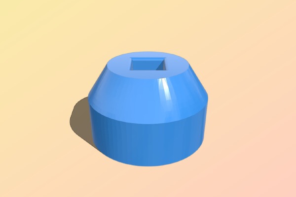 Fox 34 Fork Cap Socket Tool - for 26mm MTB Fork Cap | 3d print model