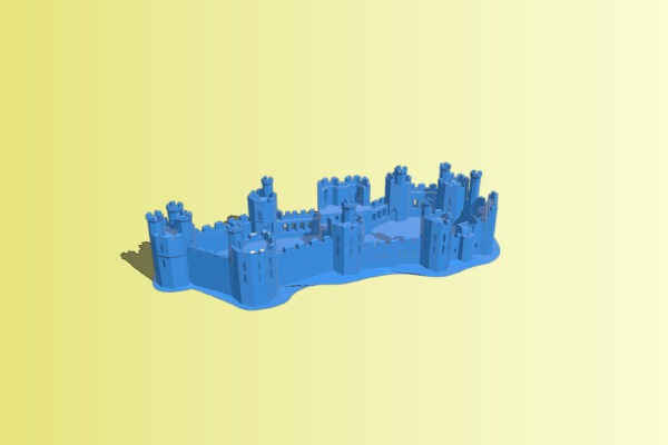 Caernarfon Castle – Wales | 3d print model