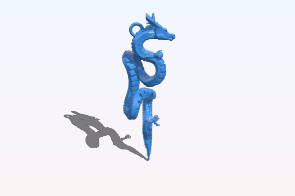 Dragon pendant | 3d print model