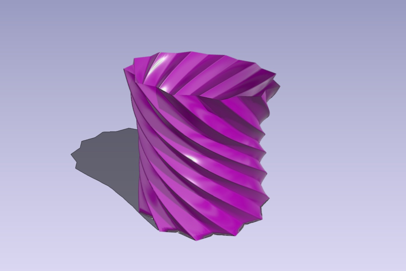 Twisted Vase Pencil Holder