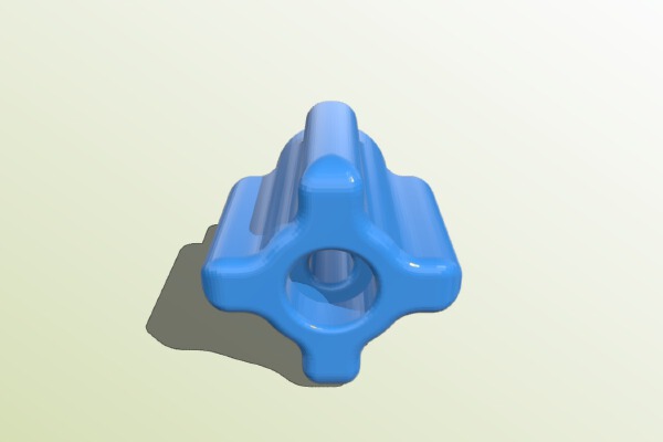 Screw cap for UP Printer heating plate screws (remix) | 3d print model
