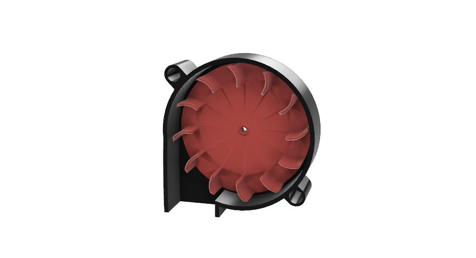 Radial Fan with Diy 24.4mm Dc Motor