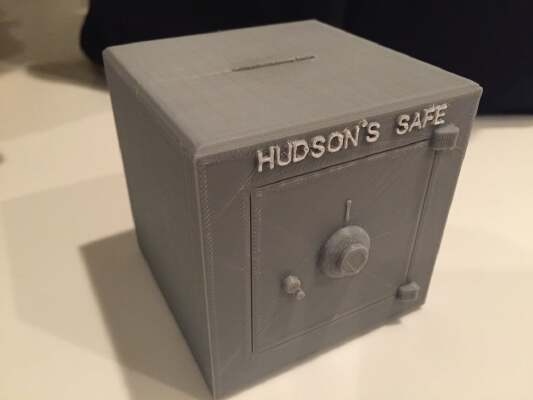 Piggy Bank Safe w_ Removable Bottom | 3d print model