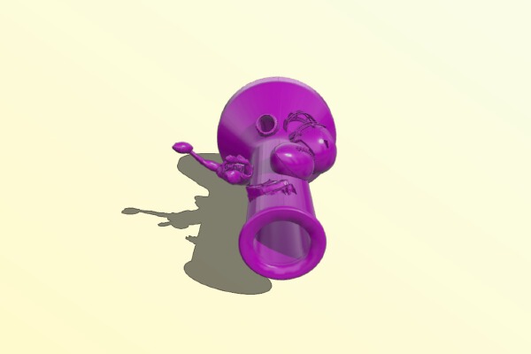 Denver Broncos Water Pipe | 3d print model