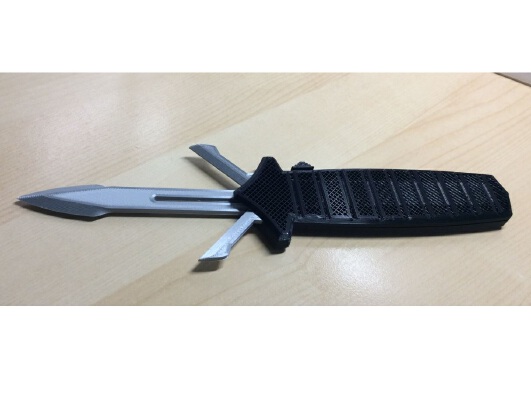 Klingon OTF Dagger | 3d print model