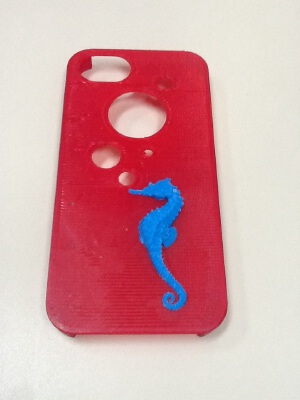 Seahorse iPhone 5C case | 3d print model