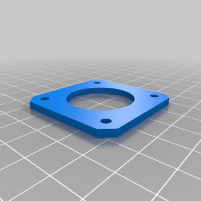 Titan or Bondtech, V6 or Volcano Plate 18mm Capacitive or BlTouch QuickFit Plate | 3d print model