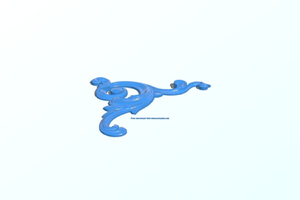 Pattern in the corner | 3d print model