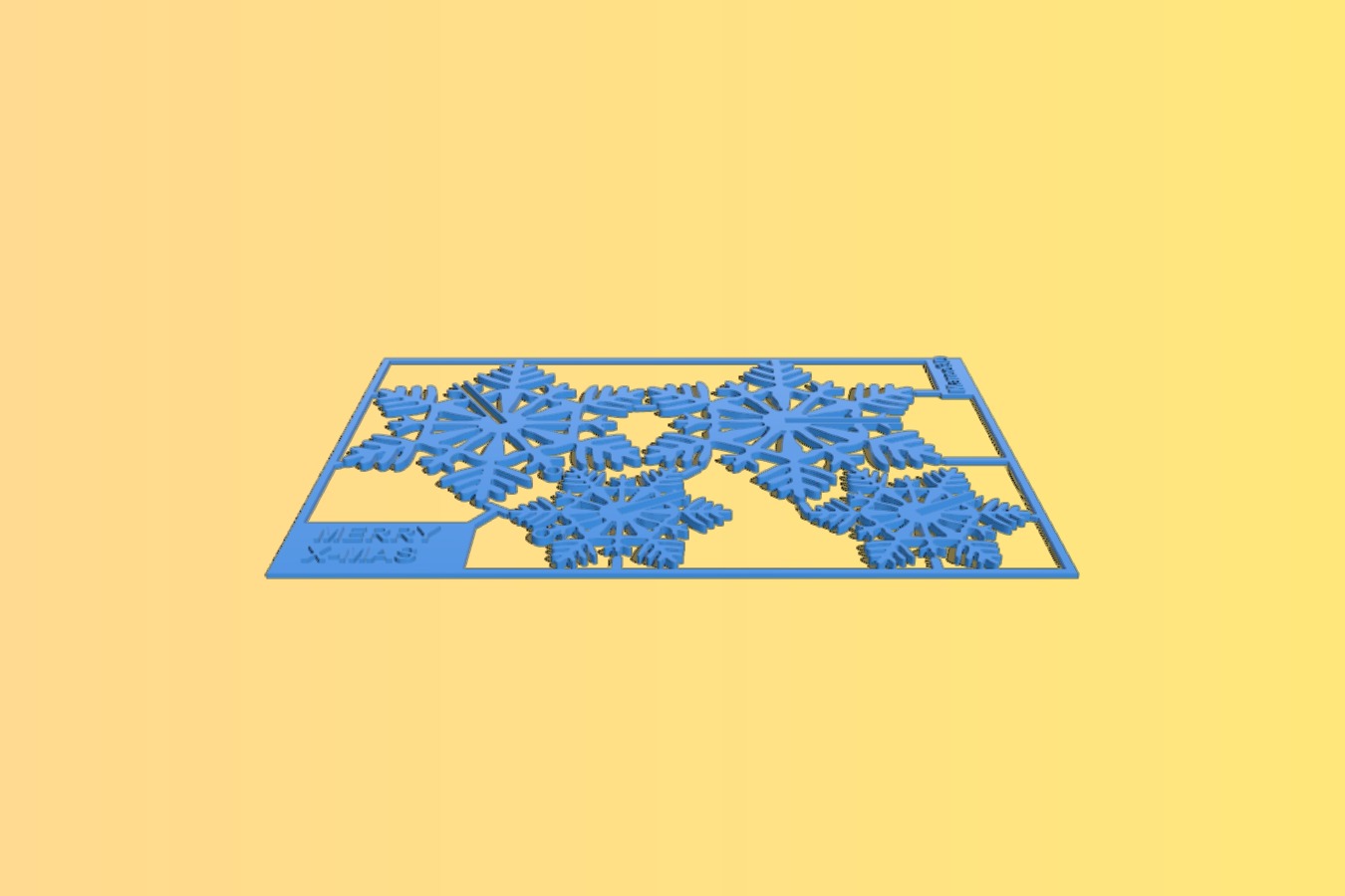 X-MAS Snowflake Card