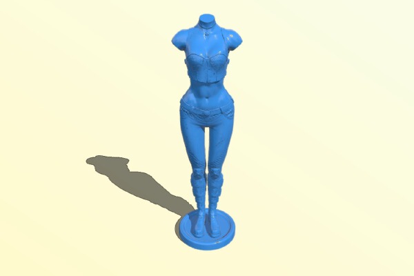 X23 with Base | 3d print model