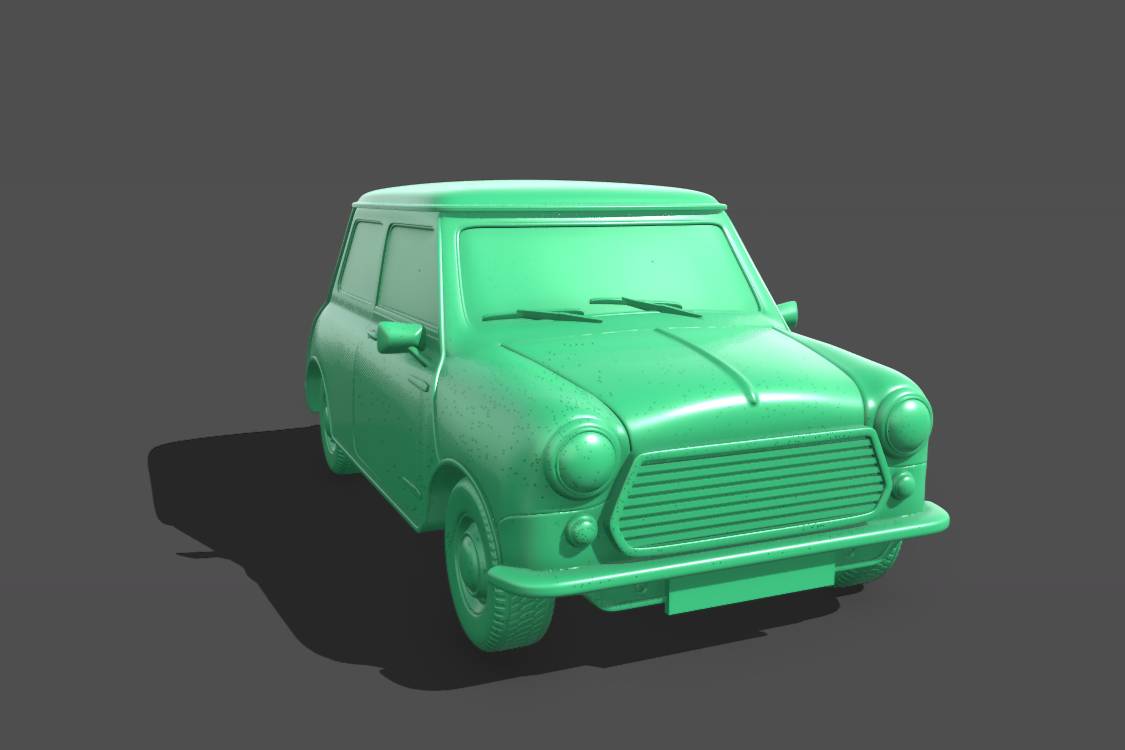 Mini car | Files to download and to 3D print for free - 3DPEA