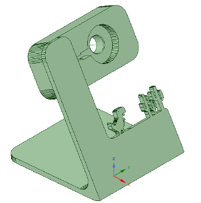 Fossil Sport Smartwatch Charger - Google Dino | 3d print model