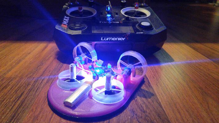 Tiny Whoov Lite- Low Profile Inductrix Hovercraft | 3d print model