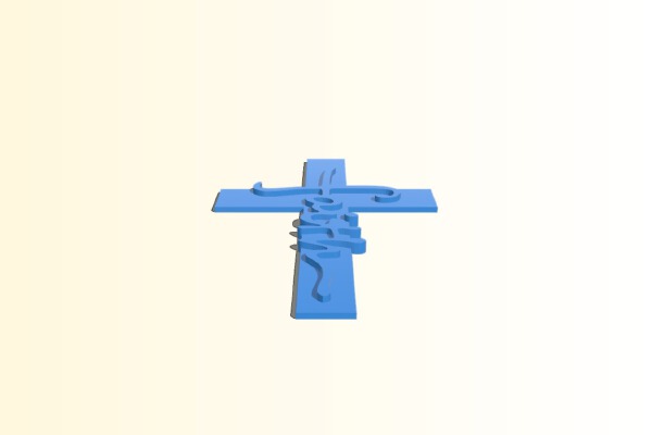 Faith Cross | 3d print model