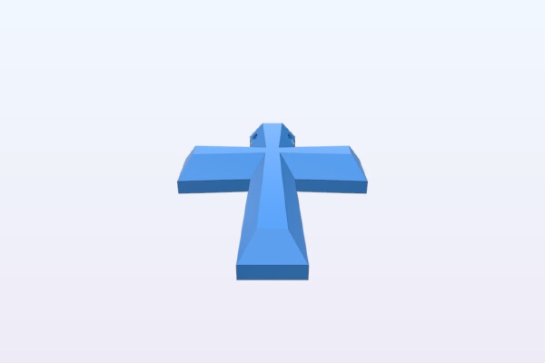 Small Cross for Necklace | 3d print model