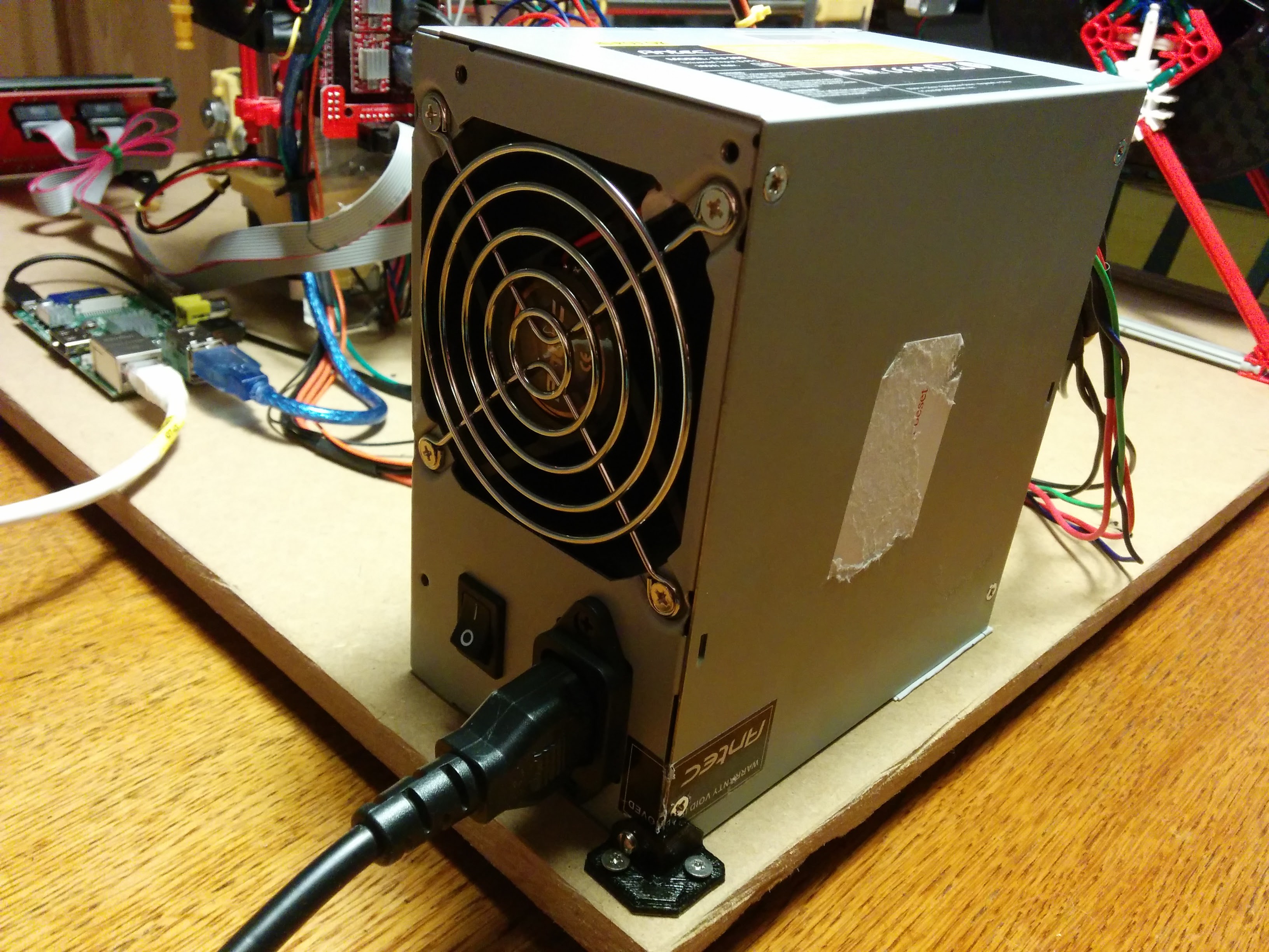 Minimalistic ATX Power Supply Mounting bracket