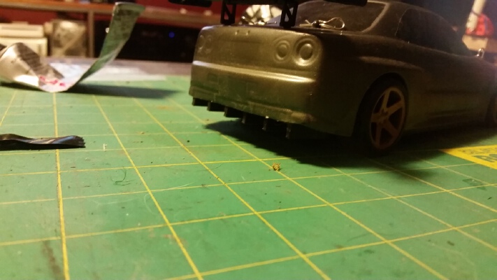 Hpi Micro RS4 Drift Wing and Diffuser | 3d print model