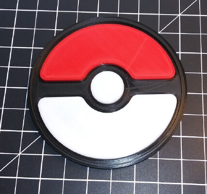 Pokeball Coaster | 3d print model