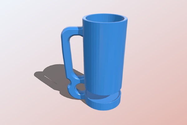 Large Mug - Hollow | 3d print model