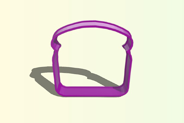 bread 2 Cookie Cutter | 3d print model