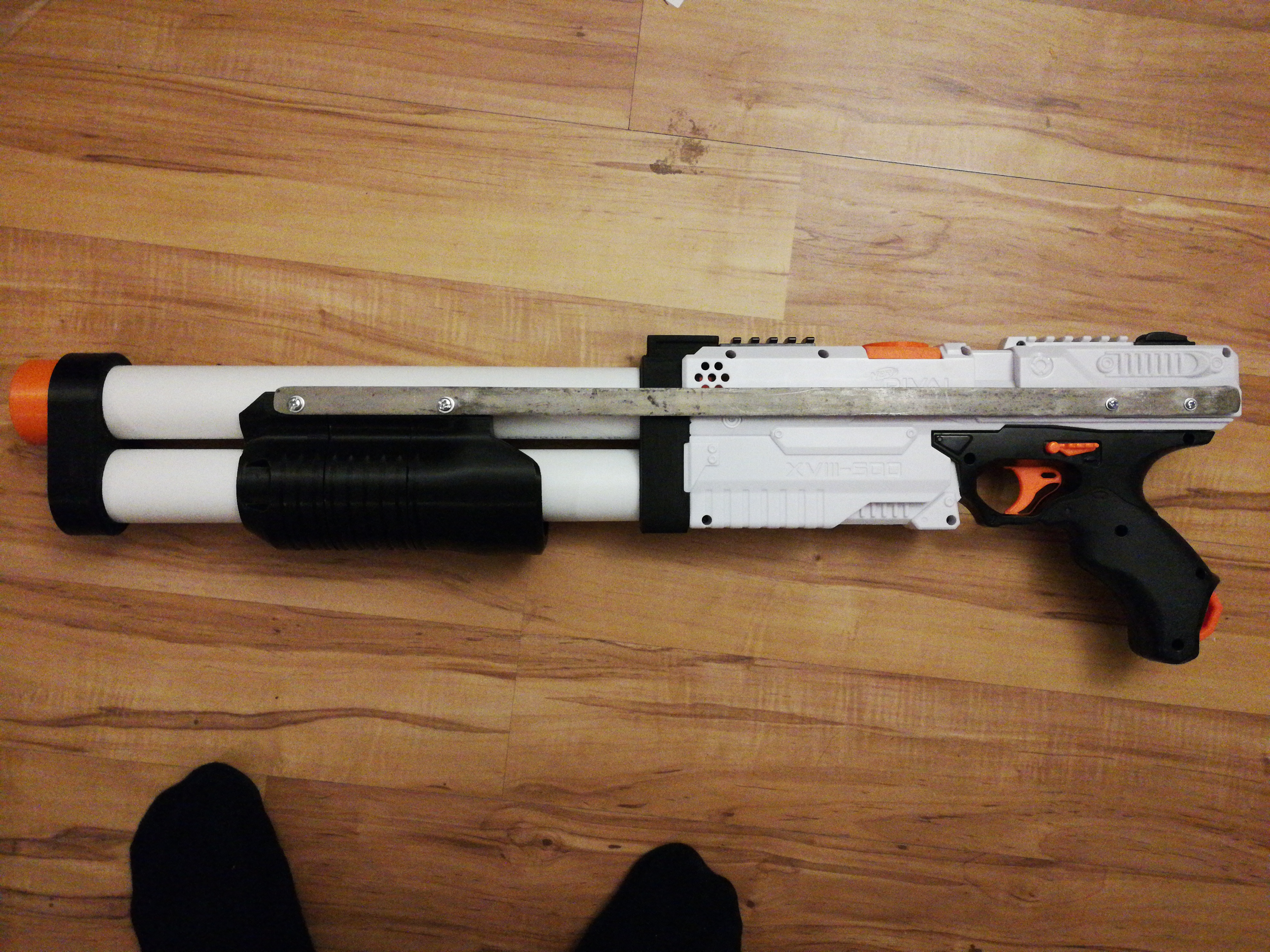 Adapter parts for Nerf Kronos Shotgun Parts by ehdrien