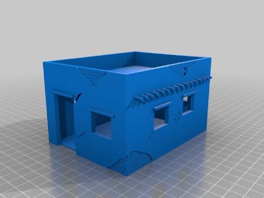 Small desert house | 3d print model