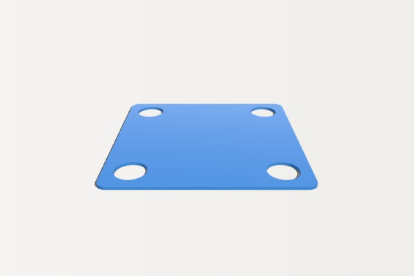 tablet weaving card | 3d print model