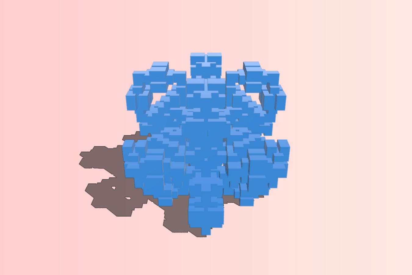 A 3D Complex Crystalline Structure