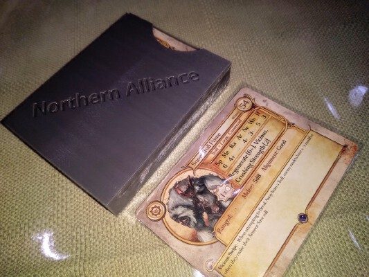Kings of War -Vanguard Faction Card Holder | 3d print model
