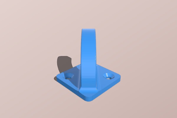 Modern Coat Hook | 3d print model