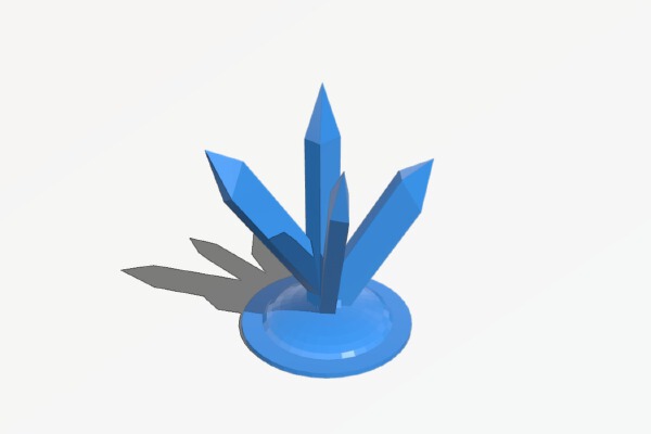 Crystal Ring Quintet | 3d print model