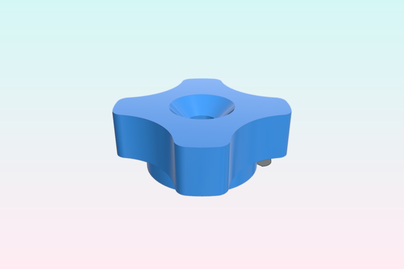 Star Knob for Screws