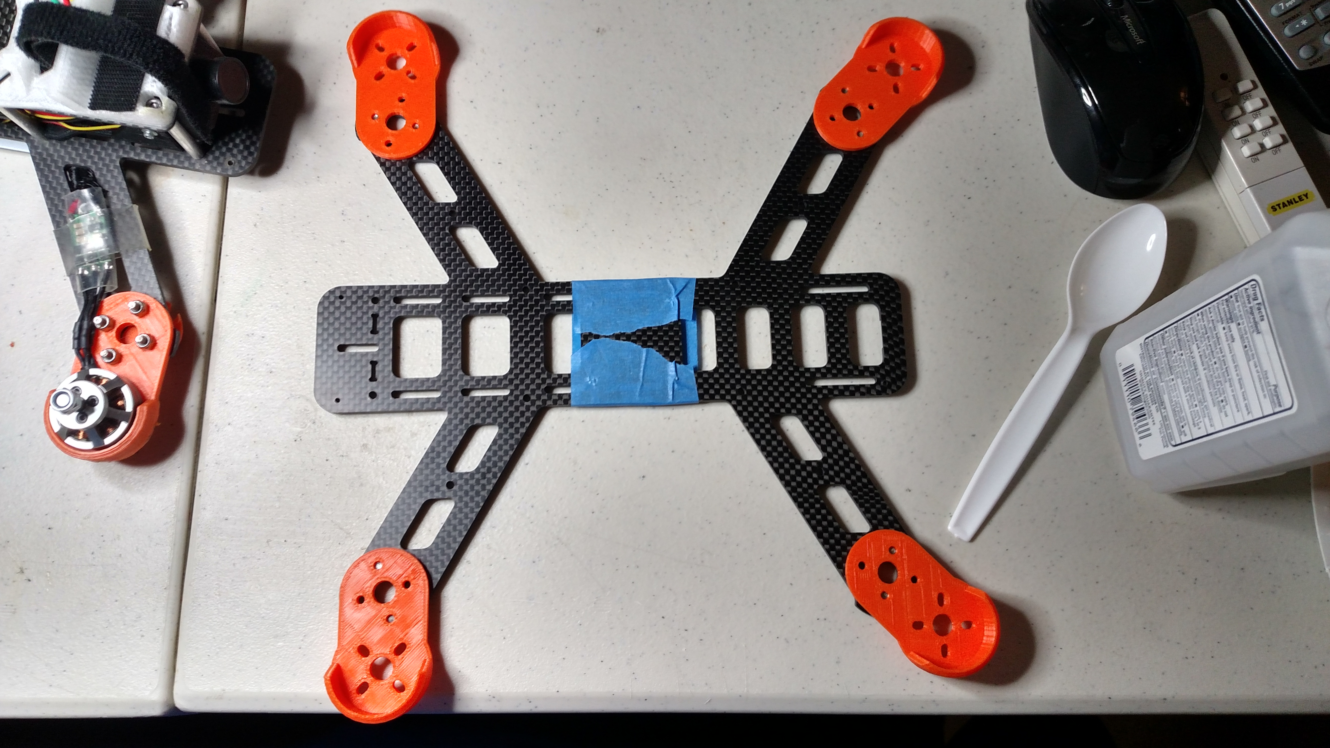 QAV250 motor mount extensions - Various angles
