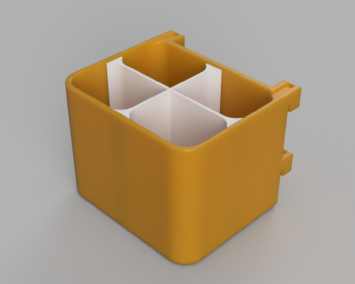 Blika Pegboard Collection - Square holes - Lockable | 3d print model